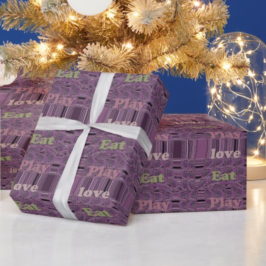 Papier Cadeau Purple Lots & Jouer Manger Afrique du Sud Traditio (Vacances)