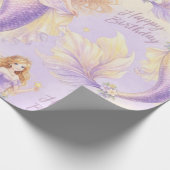 Papier Cadeau Purple mermaid (Coin)
