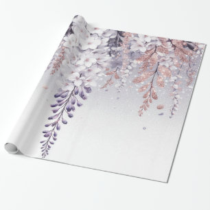 Papier Cadeau Purple Mystical Wisteria Drift