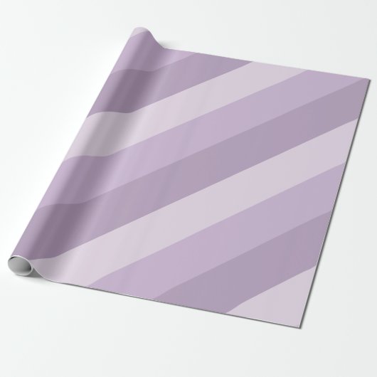 Papier Cadeau Purple Ombre rayé (Déroulé)