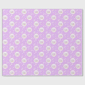 Papier Cadeau Purple One Silly Goose-Girl's First Birthday (Plat)
