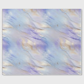 Papier Cadeau Purple Pearl Or blanc (Plat)