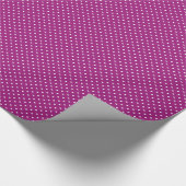 Papier Cadeau Purple Polka Dot Pattern (Coin)