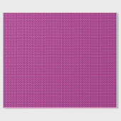 Papier Cadeau Purple Polka Dot Pattern (Plat)