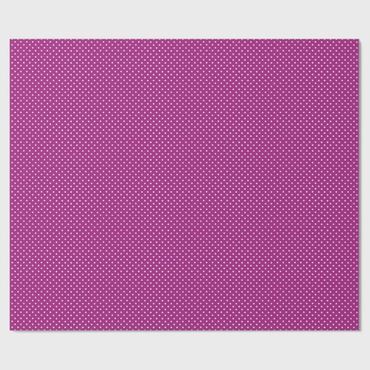 Papier Cadeau Purple Polka Dot Pattern (Plat)