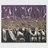 Papier Cadeau Purple Pop Royale (Plat)