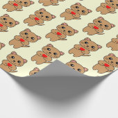 Papier Cadeau Purrfect Love Jaune (Coin)