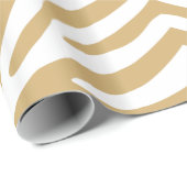 Papier Cadeau Putty Neutral Zebra (Coin rond)