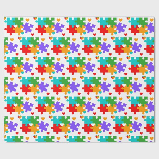 Papier Cadeau Puzzle (Plat)