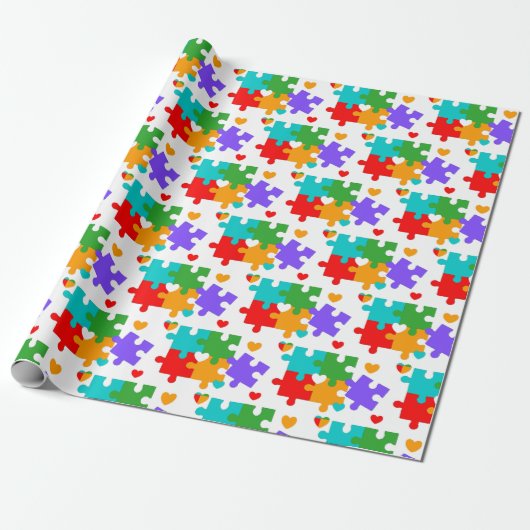 Papier Cadeau Puzzle (Déroulé)