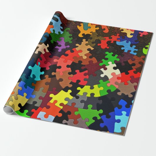 Papier Cadeau puzzle (Déroulé)