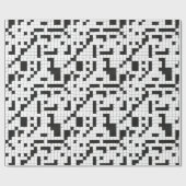 Papier Cadeau Puzzle de mots croisés (Plat)