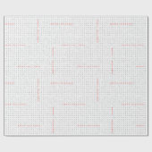 Papier Cadeau Puzzle de recherche de mot bonnes fêtes (Plat)