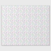 Papier Cadeau Puzzles - Contour été Fond Blanc (Plat)