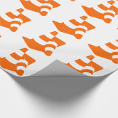 Papier Cadeau Pylônes de sécurité du cône deux du trafic (Coin)