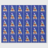 Papier Cadeau Pyramide alimentaire saine dessin humoristique (Plat)