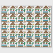 Papier Cadeau pyramide mexicaine (Plat)
