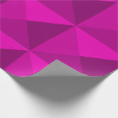 Papier Cadeau Pyramides magenta (Coin)