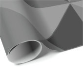 Papier Cadeau Pyramides noires (Coin rond)