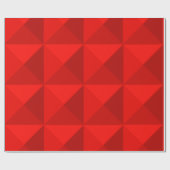 Papier Cadeau Pyramides rouges de pomme de bonbons (Plat)