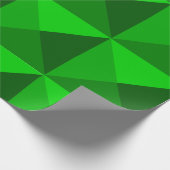 Papier Cadeau Pyramides vertes (Coin)