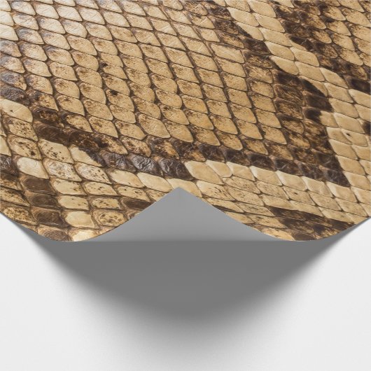 Papier Cadeau Python réticulé skinpython, peau, serpent, réticul (Coin)