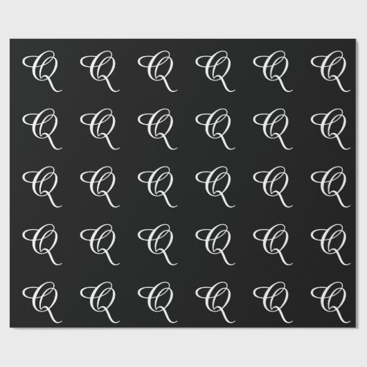 PAPIER CADEAU Q INITIAL (Plat)