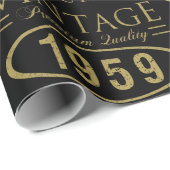 Papier Cadeau Qualité Premium 1959 (Coin rond)