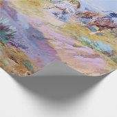 Papier Cadeau "Quand les vaches étaient sauvages" par Charles M  (Coin)