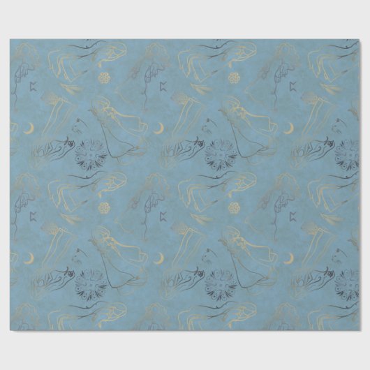 Papier Cadeau Quartet Norse Goddesses (Plat)