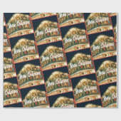 Papier Cadeau Quartier français de la Nouvelle-Orléans (Plat)