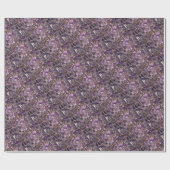 Papier Cadeau Quartz d'Améthyste violet Abstrait, granit violet (Plat)