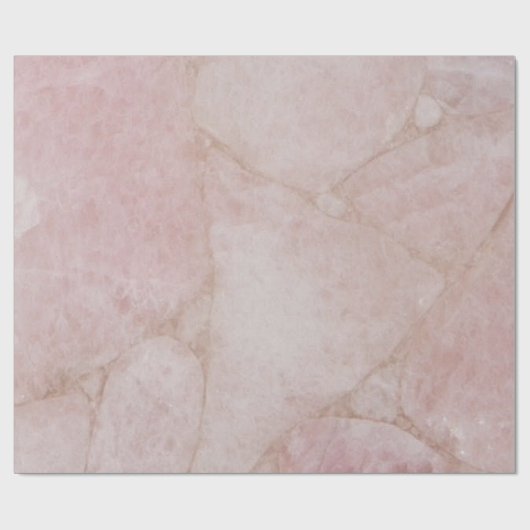 Papier Cadeau Quartz rose (Plat)