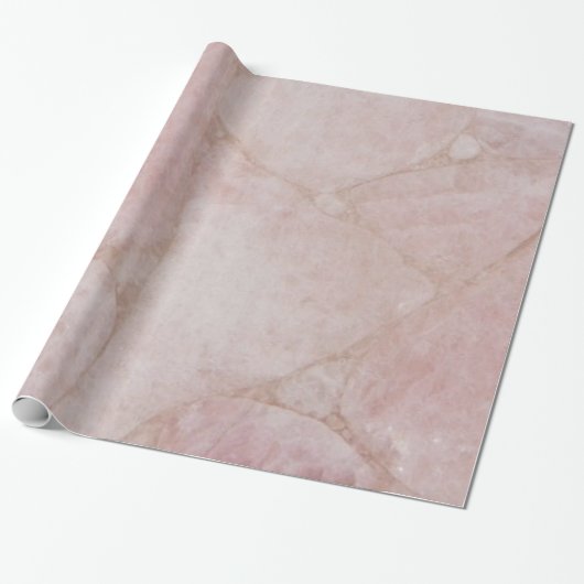 Papier Cadeau Quartz rose (Déroulé)