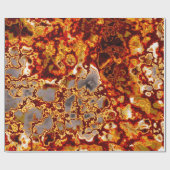 Papier Cadeau Quartz rouille (Plat)