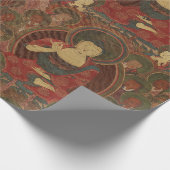 Papier Cadeau Quatre bouddhas dans le bouddhisme terrestre pur (Coin)