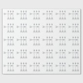 Papier Cadeau Quatre flèches (Plat)