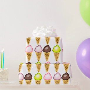 Papier Cadeau Quatre Glaces