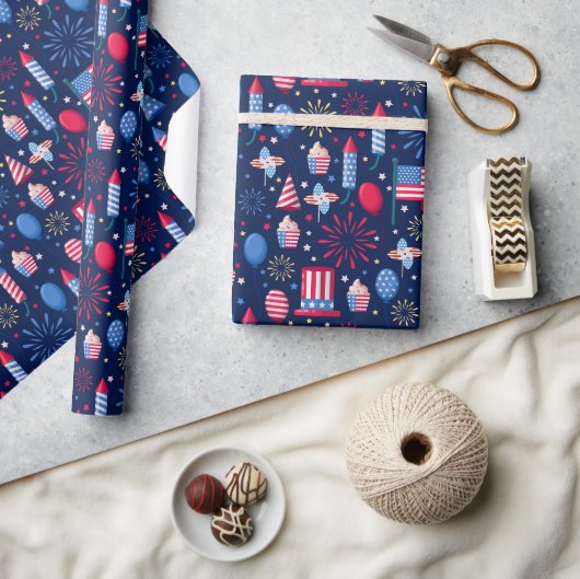 Papier Cadeau Quatre Juillet (Artisanat)