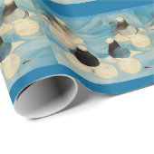 Papier Cadeau Quatre Muffed (Coin rond)