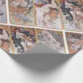 Papier Cadeau Quatre Saisons, Mucha (Coin)