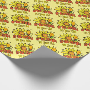 Papier Cadeau quatre-vingt-dixième anniversaire - incroyable à
