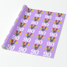 quatre-vingt-dixième Papier pourpre d'emballage