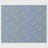 Papier Cadeau Quatrefoil Geometric Pattern Wrapping Paper (Plat)