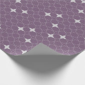 Papier Cadeau Quatrefoil Geometric Pattern Wrapping Paper (Coin)