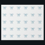 Papier Cadeau que l'aventure commence nom de la fête de fiançail<br><div class="desc">Conception</div>