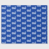 PAPIER CADEAU QUEBEC OUI (Plat)