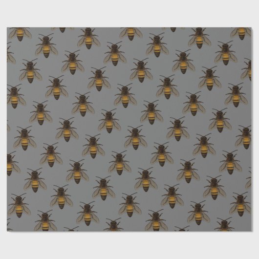 Papier Cadeau Queen Bee (Plat)