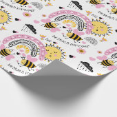 Papier Cadeau Queen Bees Best Friends Forever Cute (Coin)