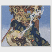 Papier Cadeau Queen Maeve Warrior Princess Imaginaire Art (Plat)